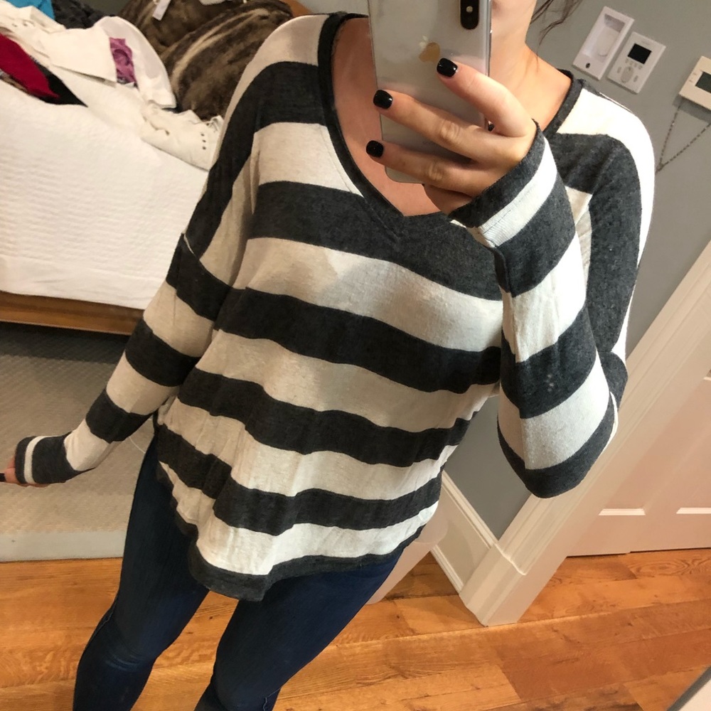 Socialite striped top